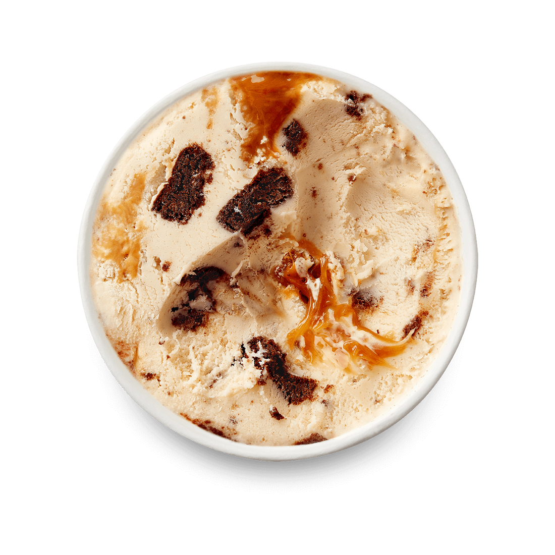 vanilla caramel brownie